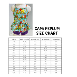 CUSTOM FABRIC - Cami Peplum