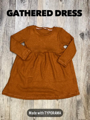 CUSTOM Fabric Gathered Dress