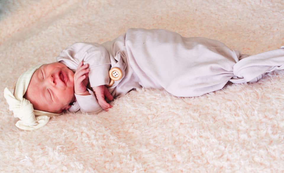 Knotted Baby Gown