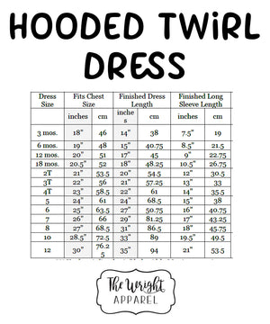 Custom Fabric - Hooded Twirl Dress